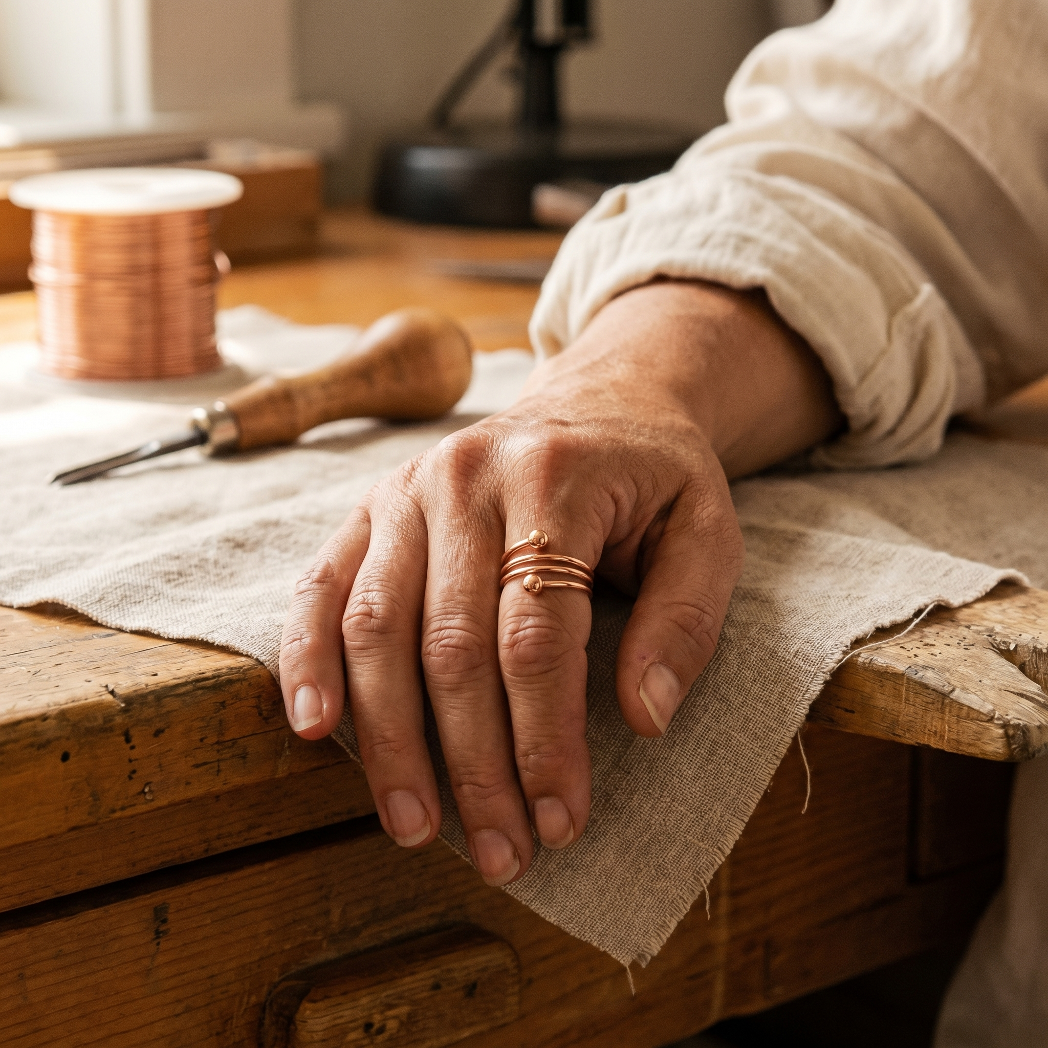 Judy's Silt Copper Ring