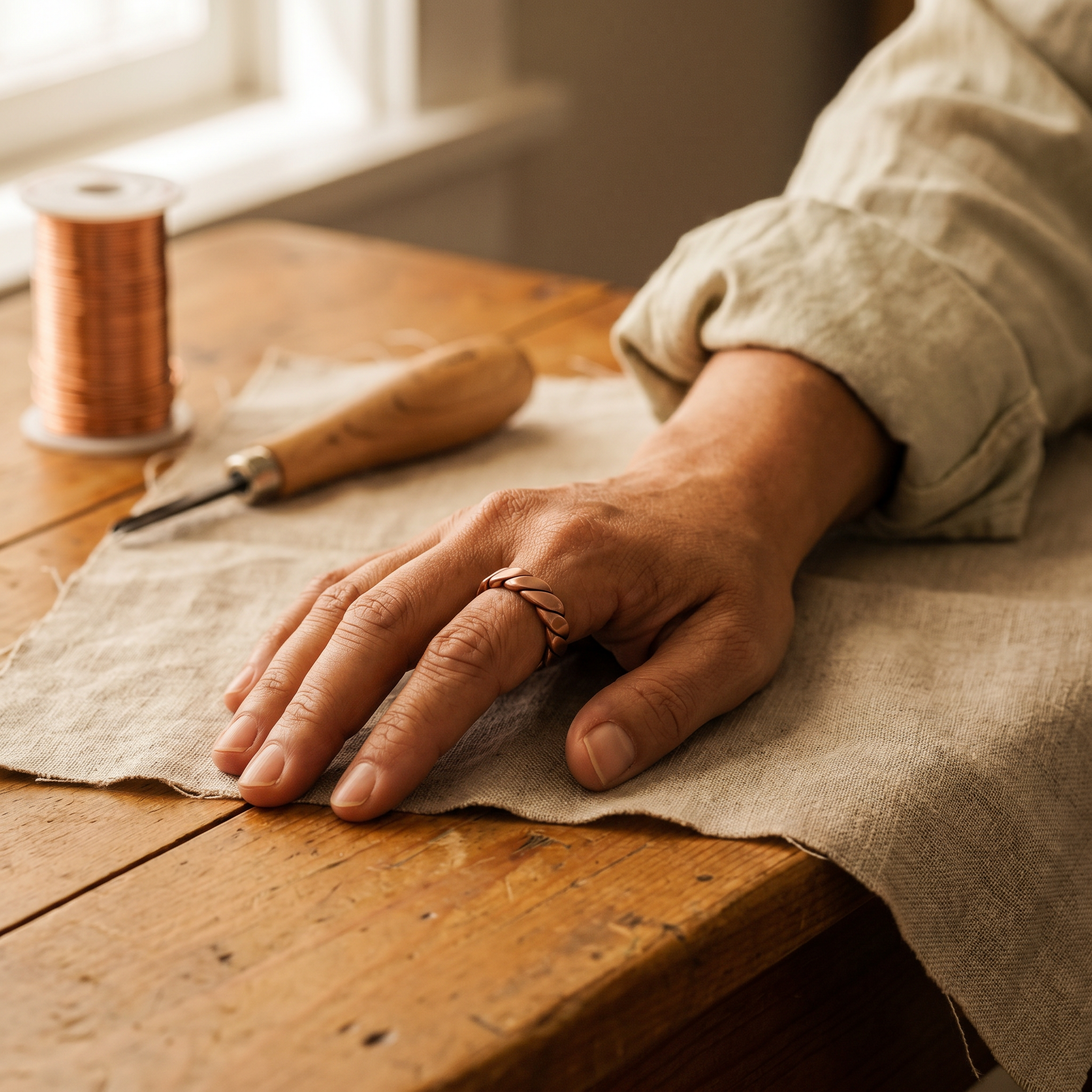 Judy's Knap Copper Ring
