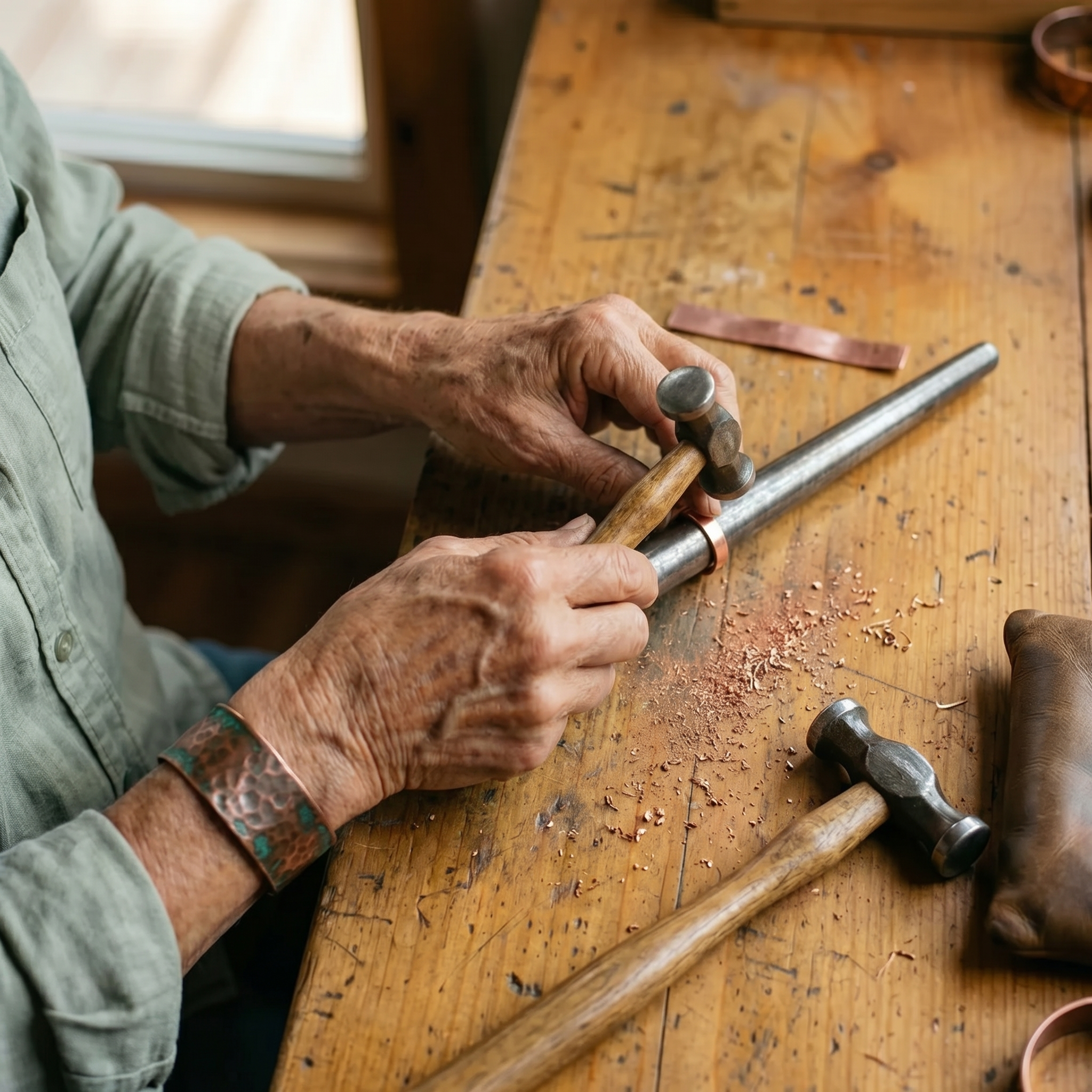 Judy's Weld Copper Ring