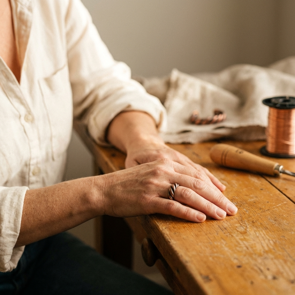 Judy's Tine Copper Ring