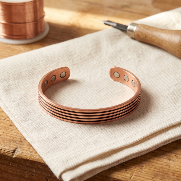 Judy's Sage Copper Bracelet