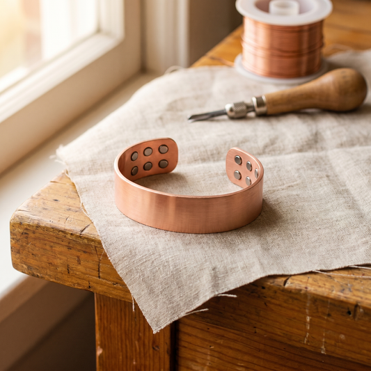 Judy's Anvil Copper Bracelet
