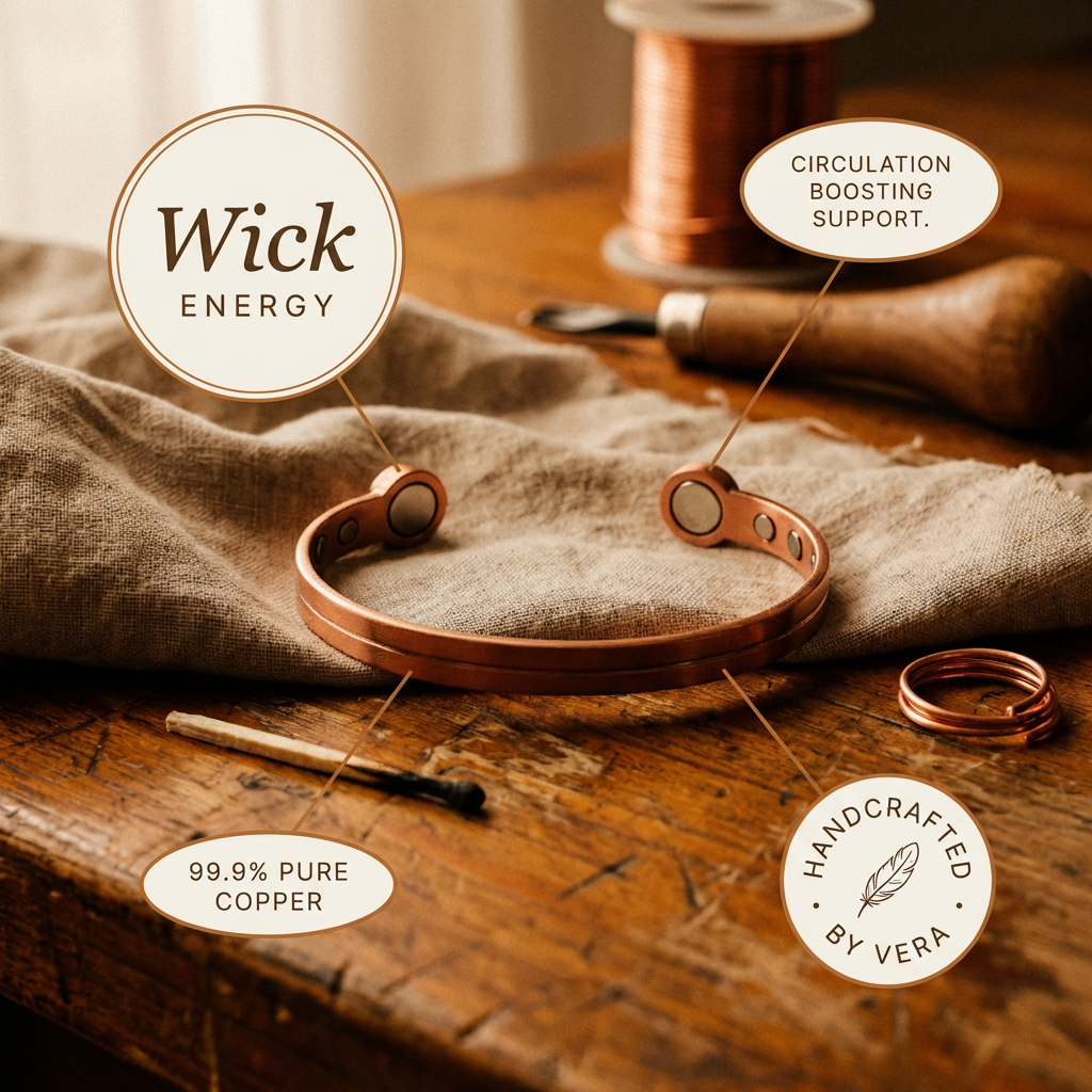 Judy's Wick Copper Bracelet