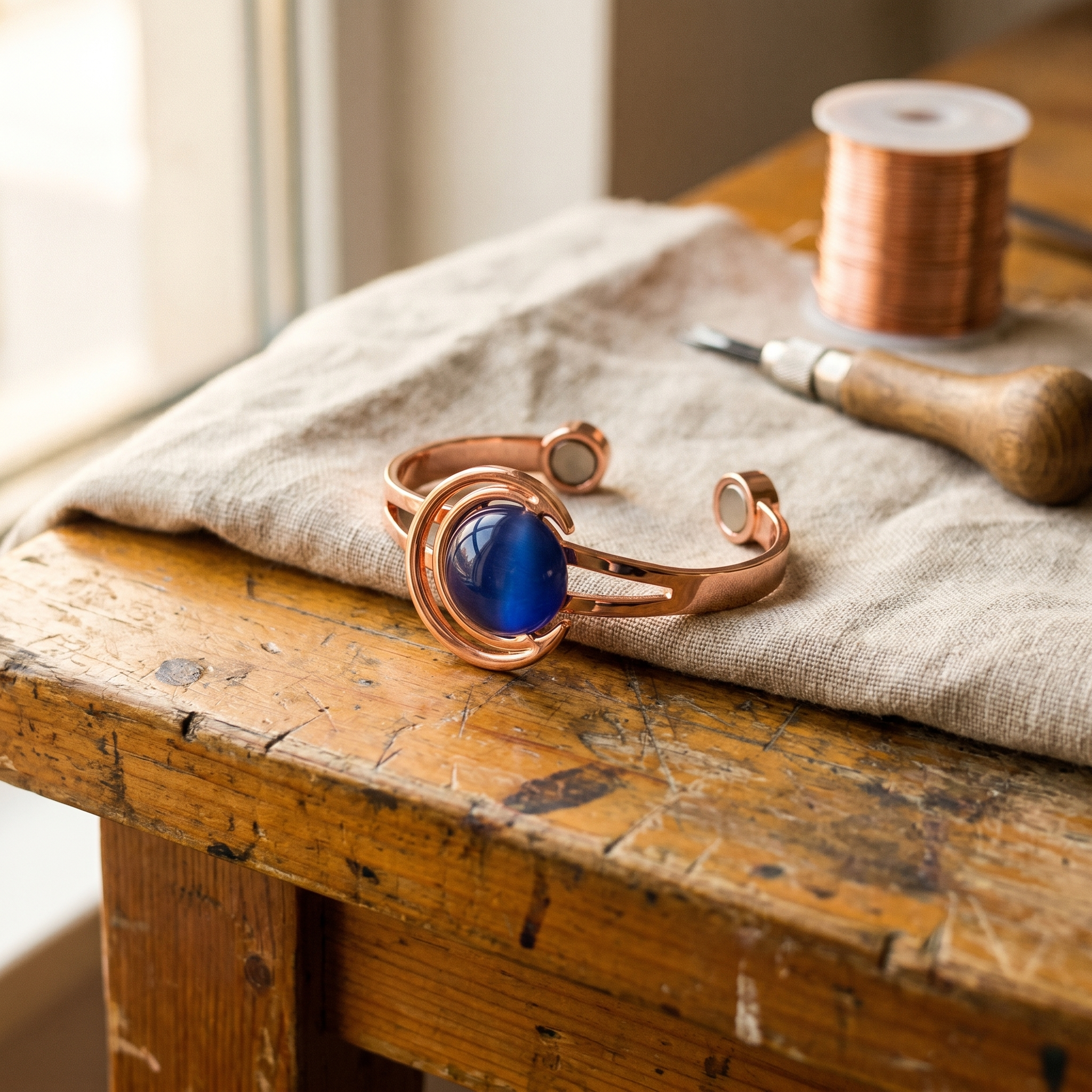 Judy's Sphere Copper Bracelet