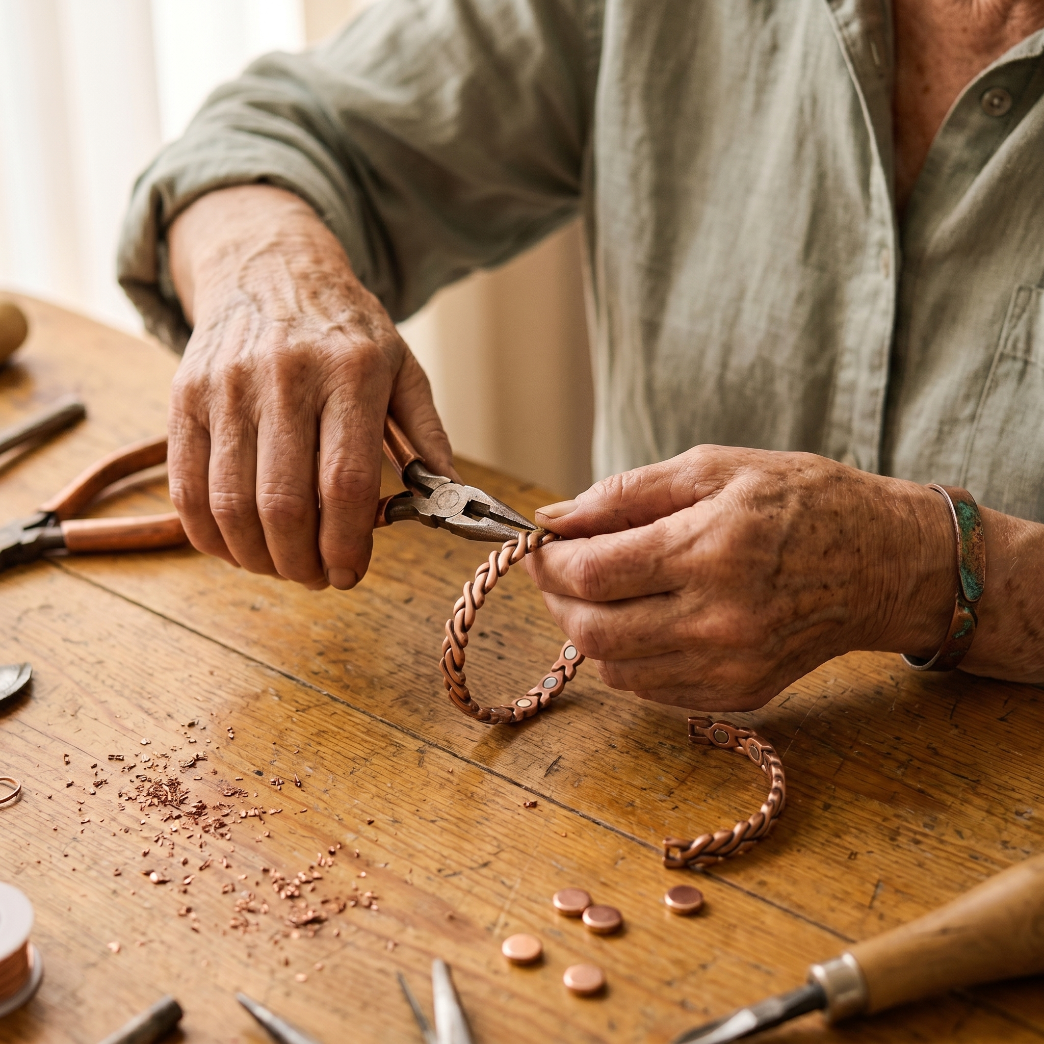 Judy's Dune Copper Anklet