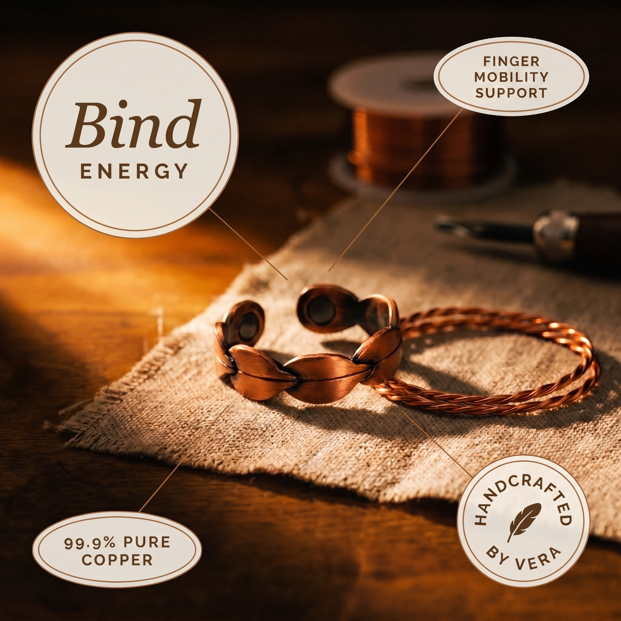 Judy's Bind Copper Ring