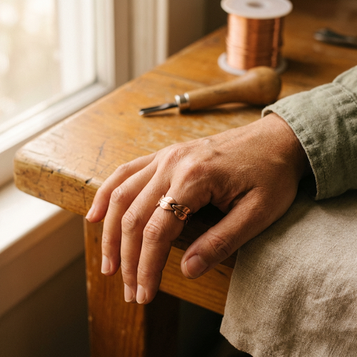 Judy's Bind Copper Ring