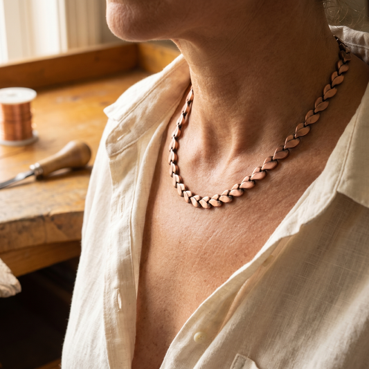 Judy's Briar Copper Necklace