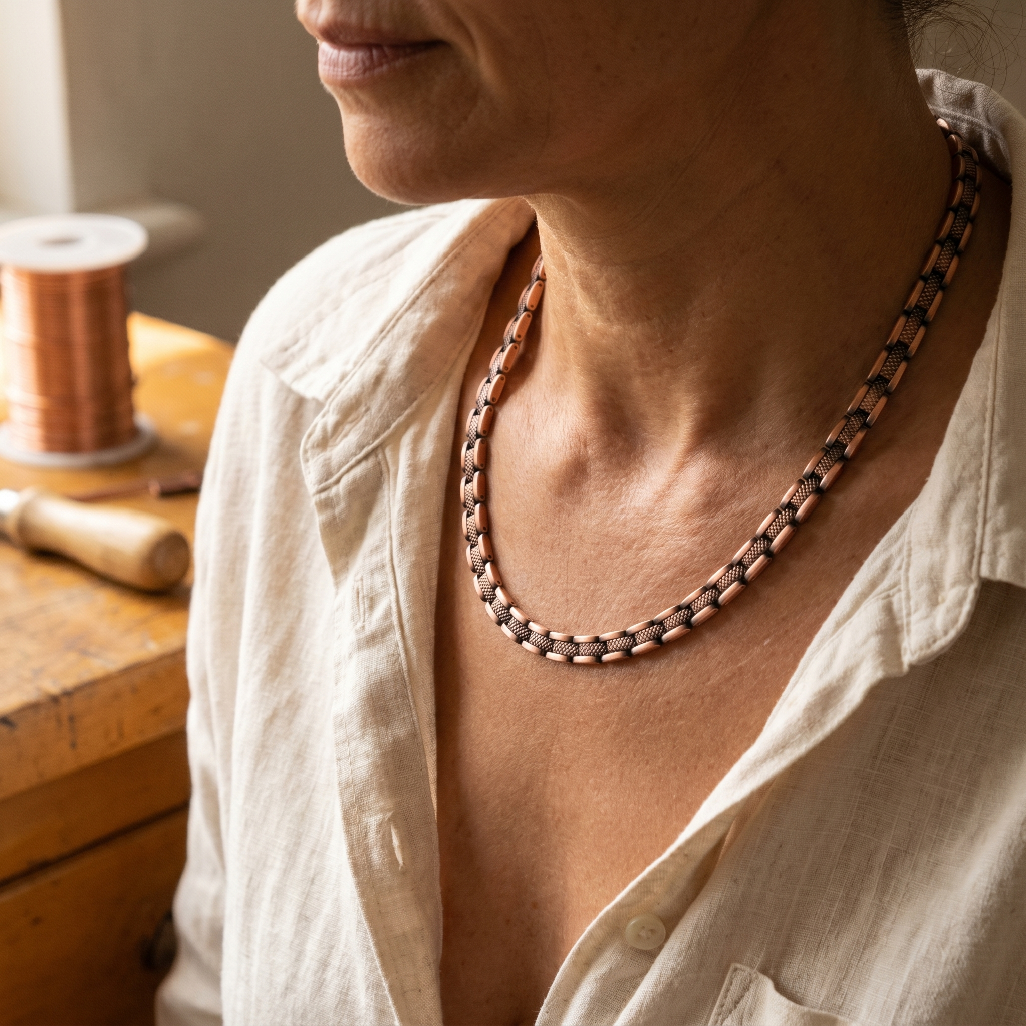 Judy's Haze Copper Necklace