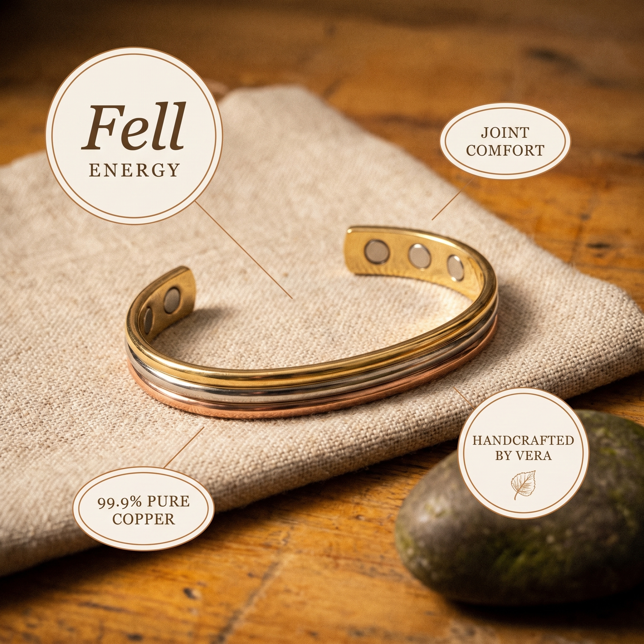 Judy's Fell Copper Bracelet
