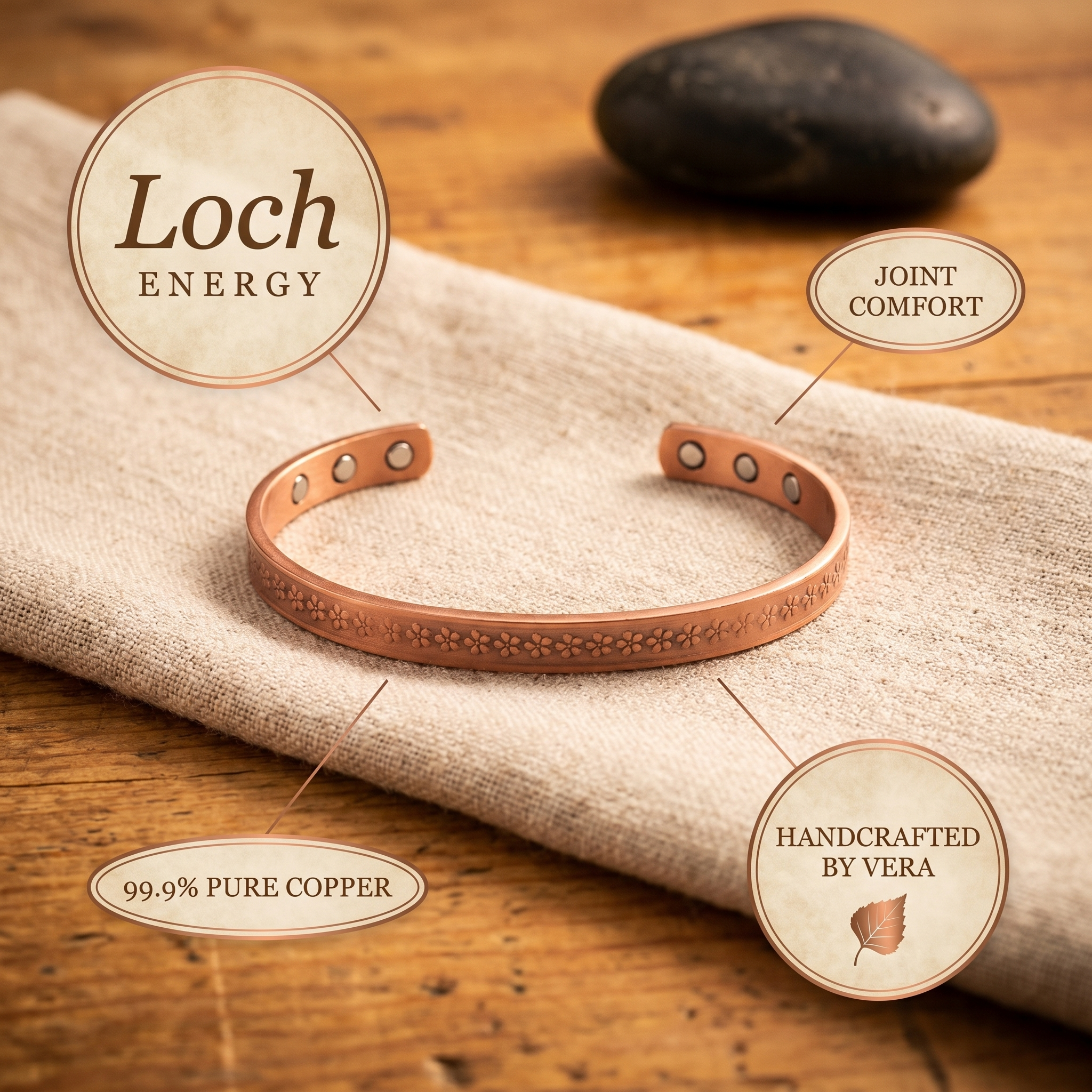 Judy's Loch Copper Bracelet