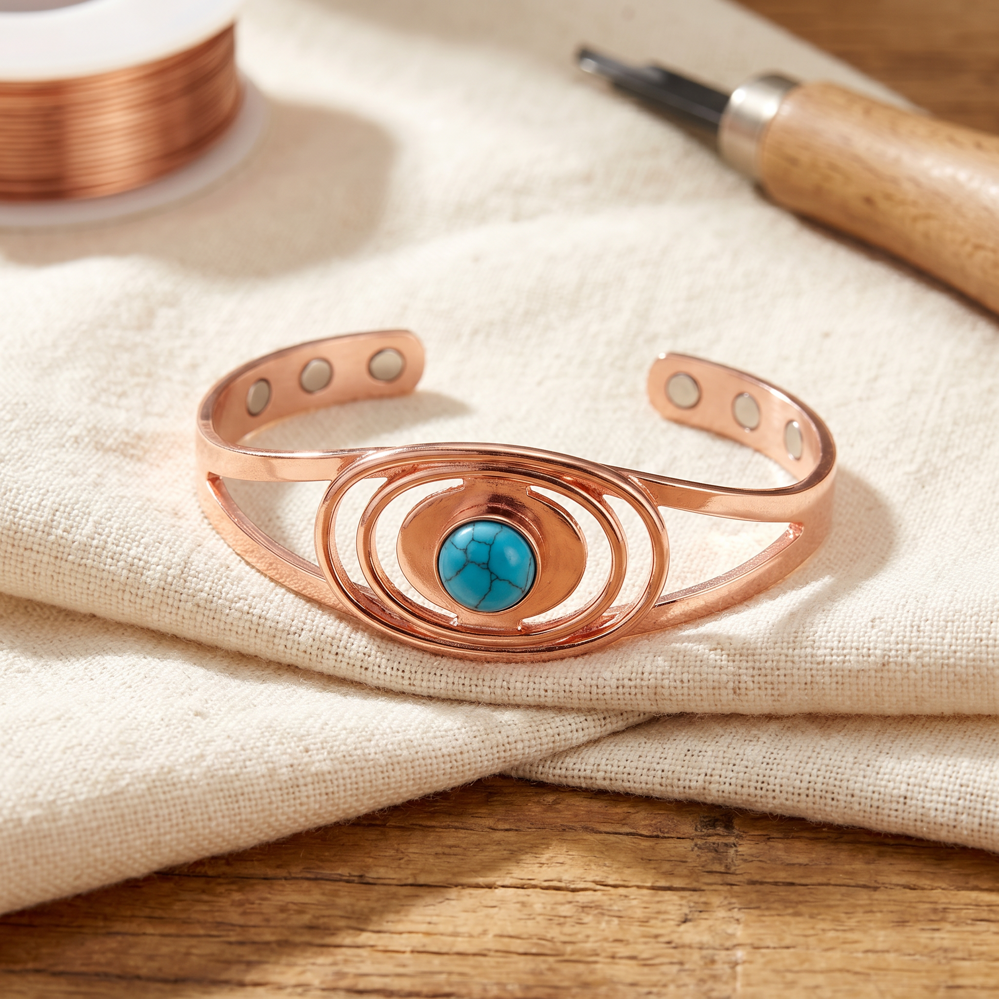 Judy's Sedge Copper Bracelet