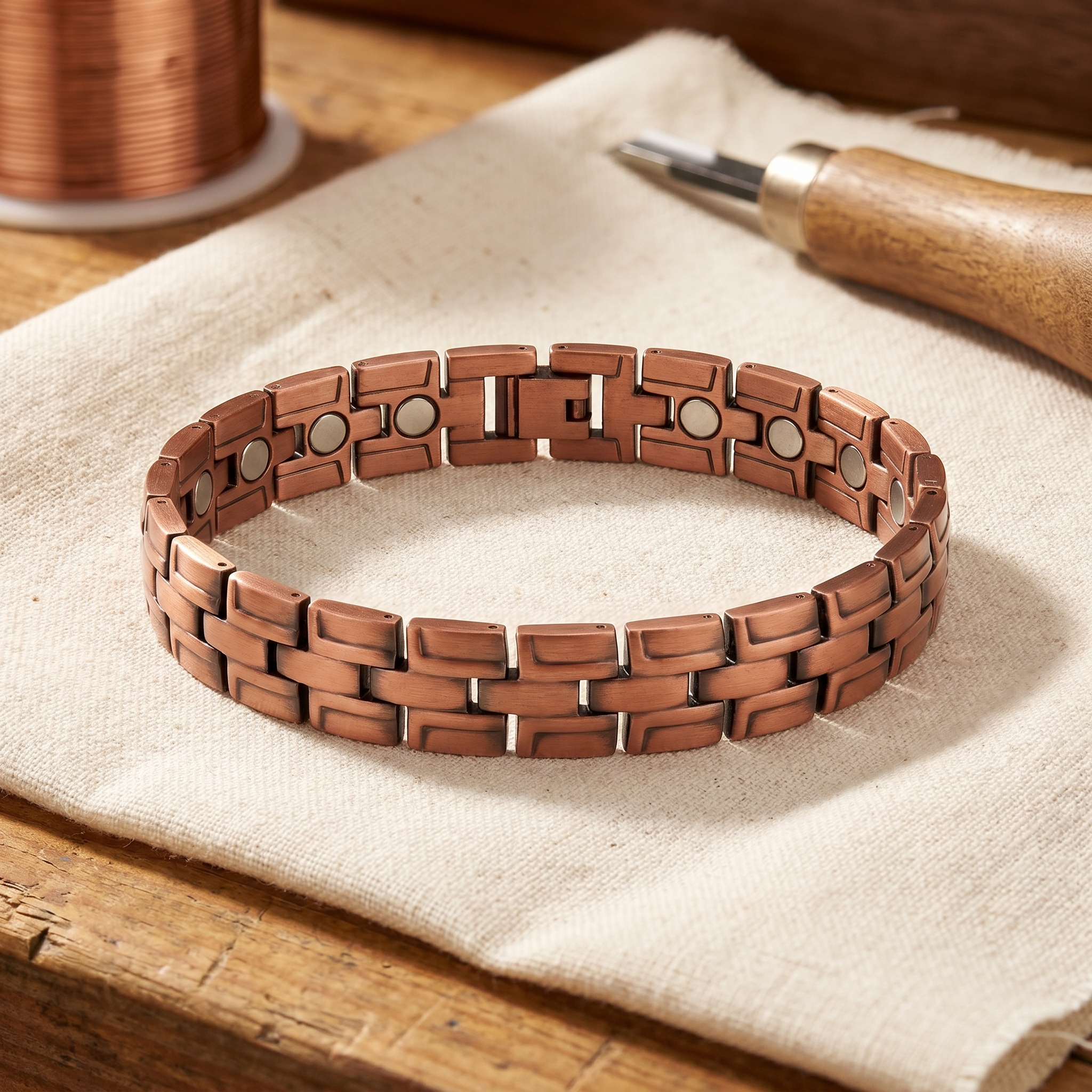 Judy's Gorse Men's Copper Bracelet