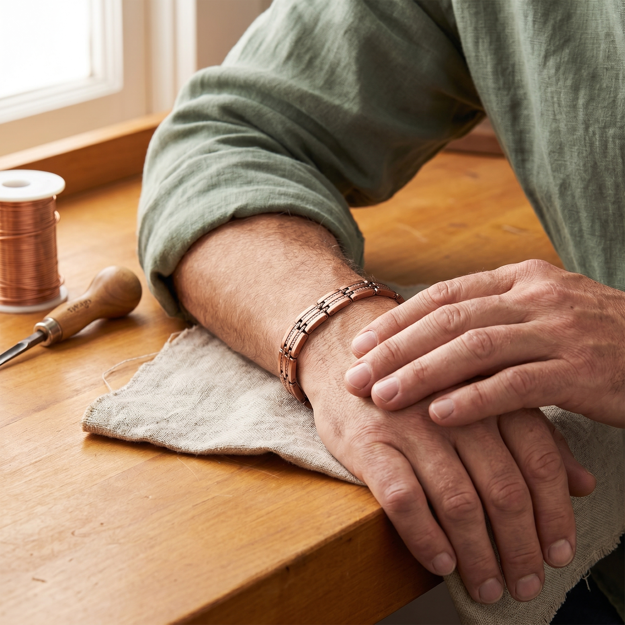 Judy's Pike Men's Copper Bracelet