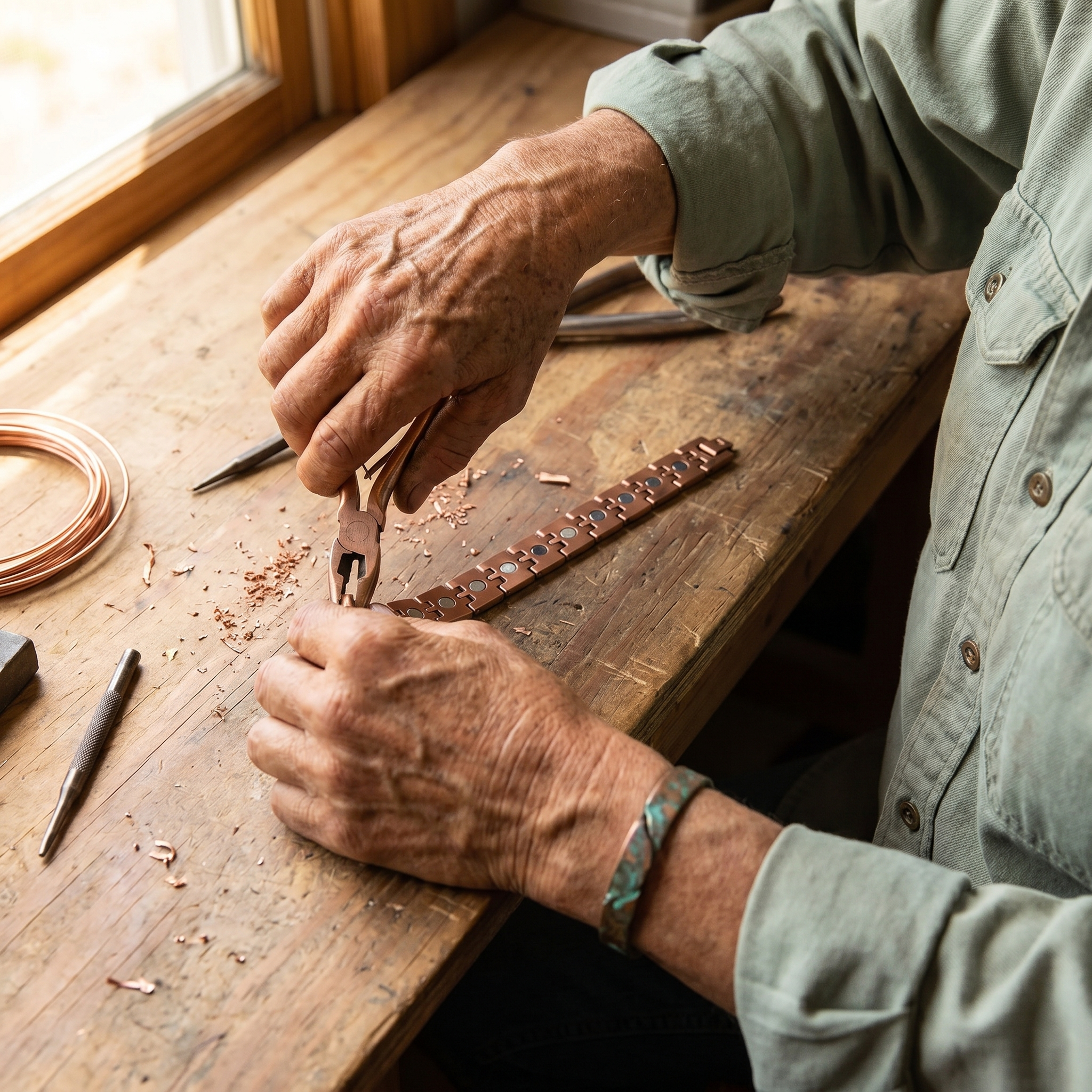 Judy's Pike Men's Copper Bracelet
