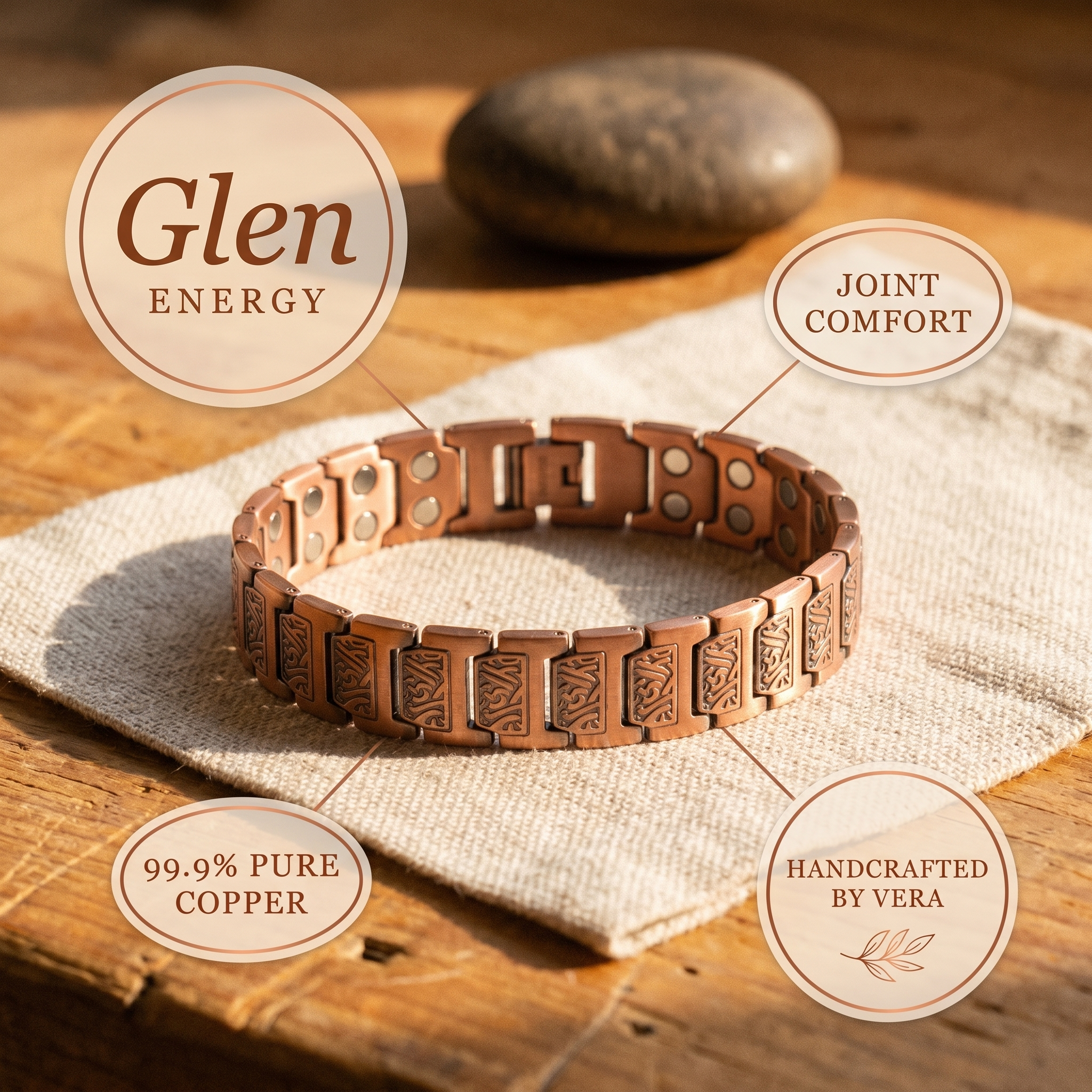 Judy's Glen Men's Copper Bracelet