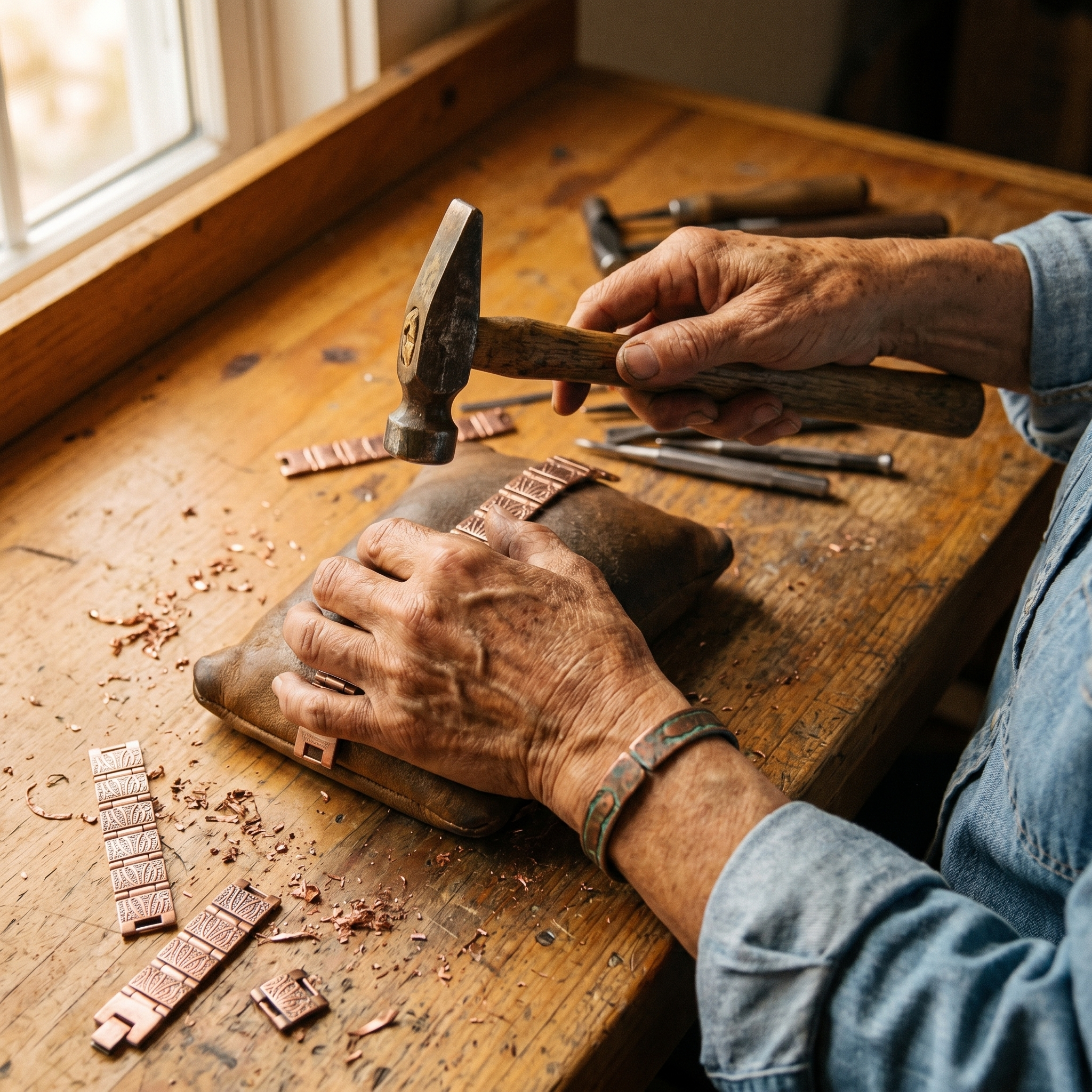 Judy's Grit Men's Copper Bracelet