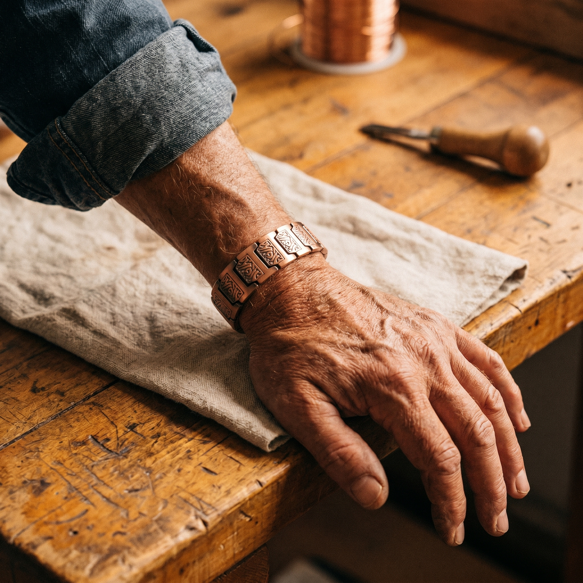 Judy's Glen Men's Copper Bracelet