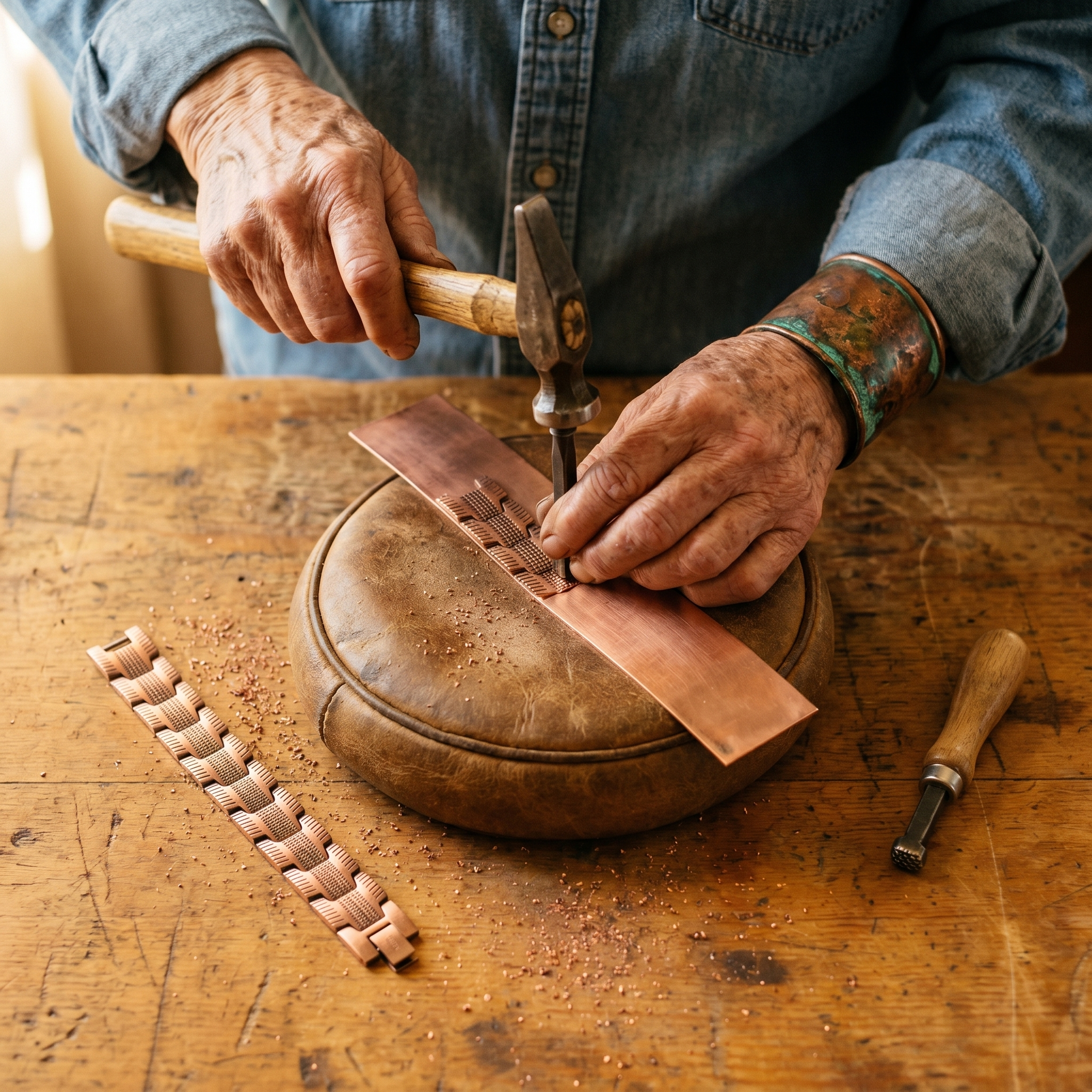 Judy's Crag Copper Bracelet
