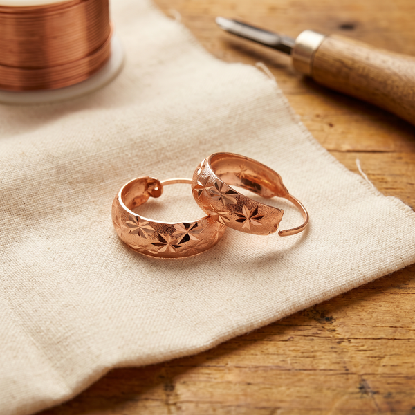 Judy's Dew Copper Earrings